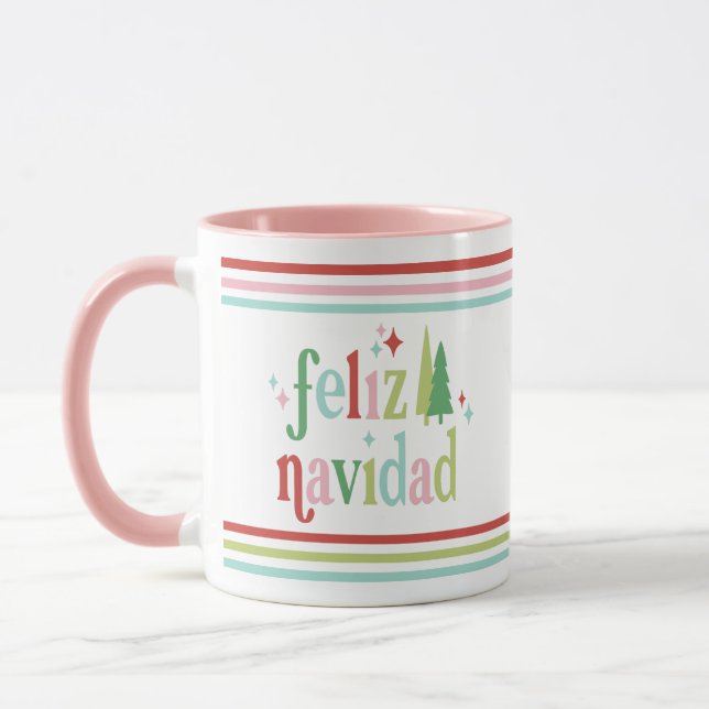 Taza Feliz Navidad | Navidades retro (Izquierda)