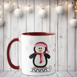 Taza Feliz Navidad Pingüino