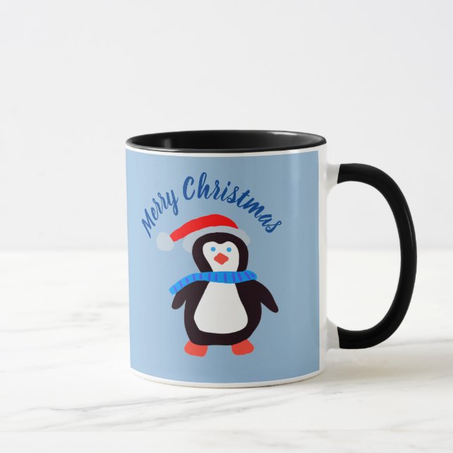 Taza Feliz Navidad Pingüino (Derecha)