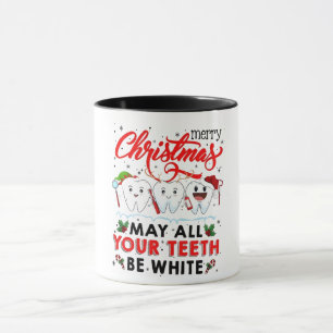 Taza Feliz Navidad, que todos tus dientes sean blancos