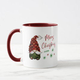 Taza Feliz Navidad Rústico País Gnome Fun Holiday