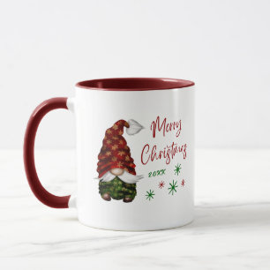 Taza Feliz Navidad Rústico País Gnome Fun Holiday