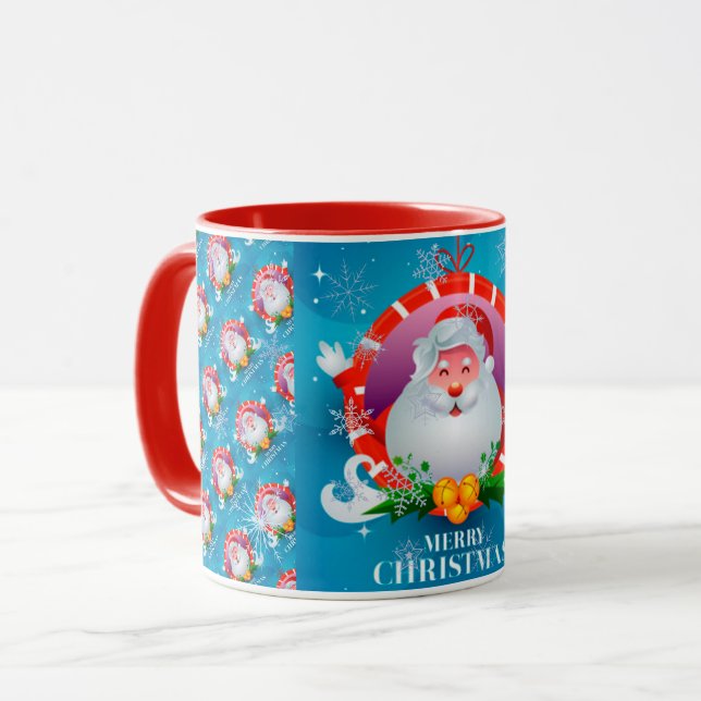 Taza Feliz Navidad Santa (Anverso izquierdo)