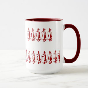 Taza Feliz Navidad Santa Claus Font