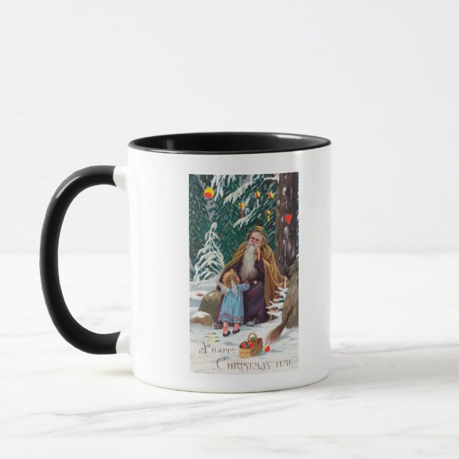 Taza Feliz Navidad, tiempo de Navidad para padre con (Izquierda)