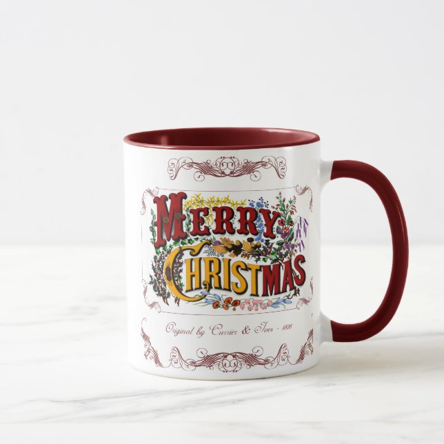 Taza Feliz Navidad Victorian Mug (Derecha)