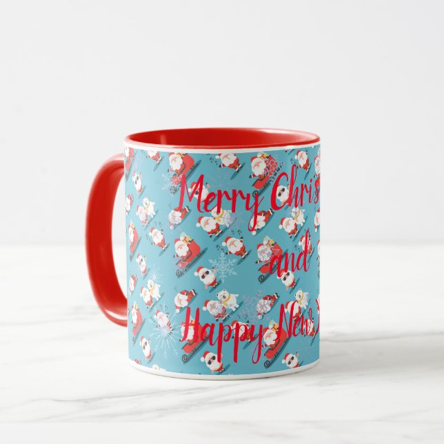 Taza Feliz Navidad y Feliz Año Nuevo (Anverso izquierdo)