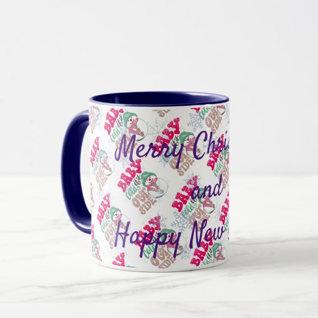 Taza Feliz Navidad y Feliz Año Nuevo (Anverso izquierdo)