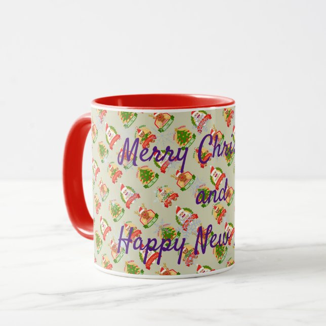 Taza Feliz Navidad y Feliz Año Nuevo (Anverso izquierdo)