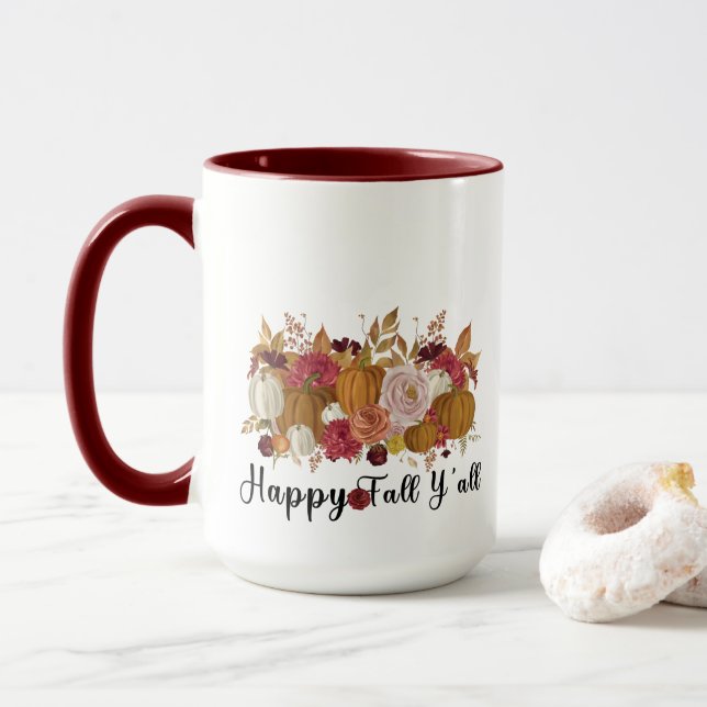 Taza Feliz otoño (Con donut)