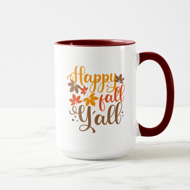 Taza Feliz otoño a todos (Derecha)