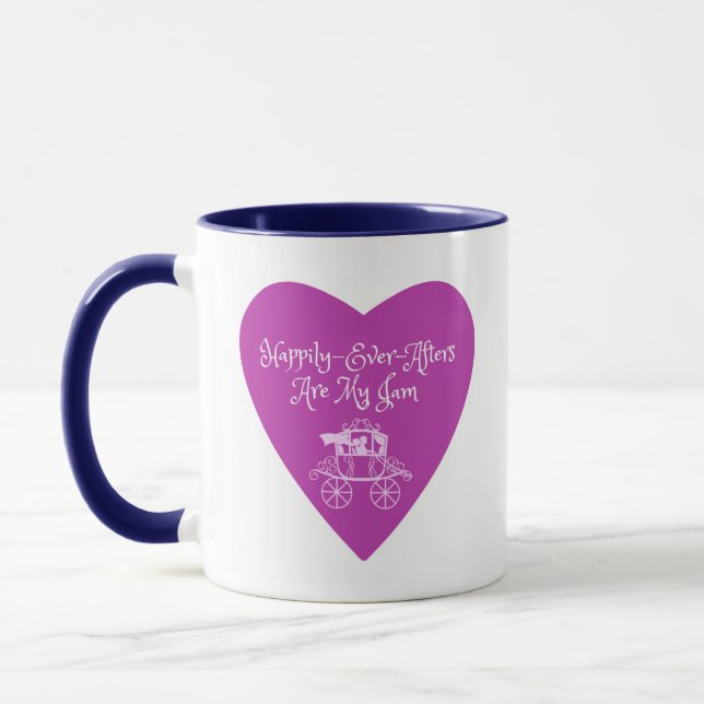 Taza Feliz para siempre después de Mug Purple (Izquierda)