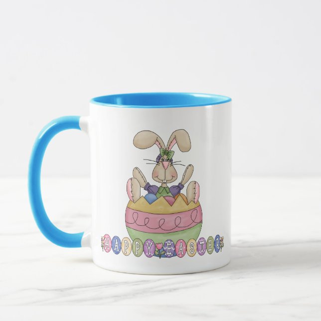 Taza Feliz Pascua Graciosa Bunny Mug (Izquierda)