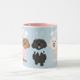 Taza Feliz Pascua Maltipoo Perros