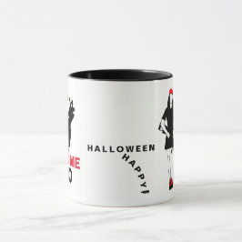 Taza Feliz personalizable de horror divertido de Hallow