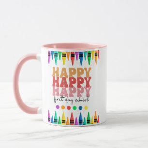 Taza Feliz primer día de café escolar