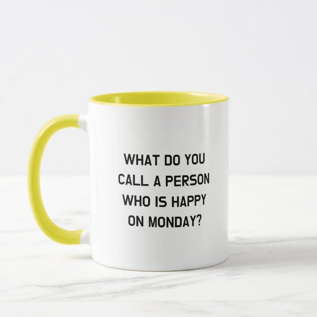 Taza Feliz retiro para los obreros, jefe de amigos (Izquierda)