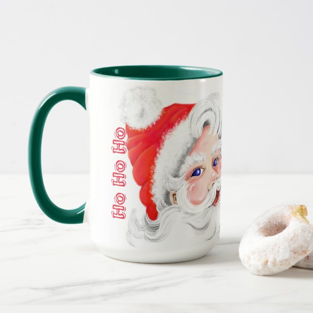 Taza Feliz Santa Claus Mug (Con donut)