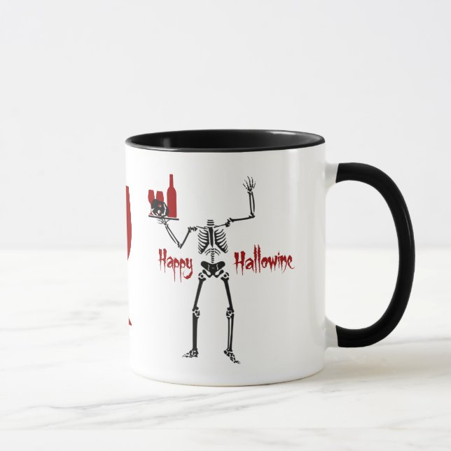 Taza Felíz Skeleton sin cabeza de Hallowine (Derecha)