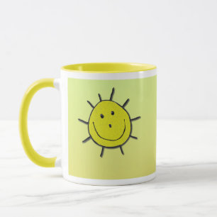 Taza Feliz sol y girasoles