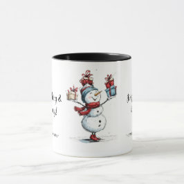 Taza "¡Feliz todo!" Personalizado Navidades Mug