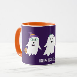 Taza Feliz Truco O Trato De Fantasmas De Halloween