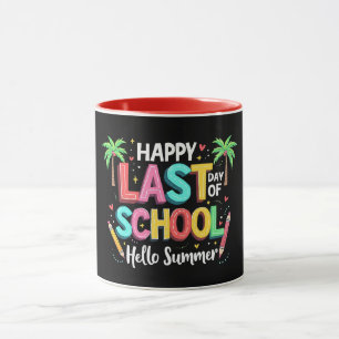 Taza Feliz Último Día Del Colegio Hola Summer