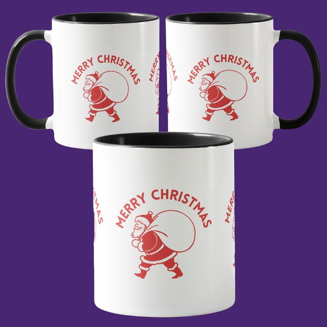 Taza Feliz y brillante, Feliz Navidad, Regalo de Navida (Subido por el creador)