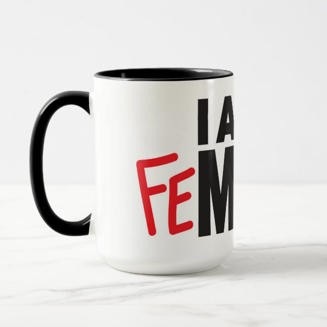 Taza FeMANist Man Mug (Izquierda)