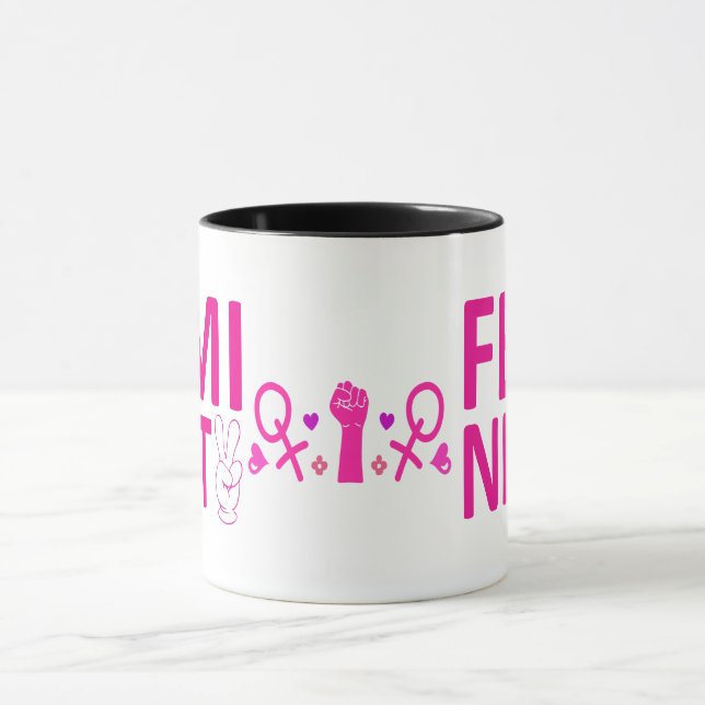 Taza Feminismo, derechos de la mujer (Centro)