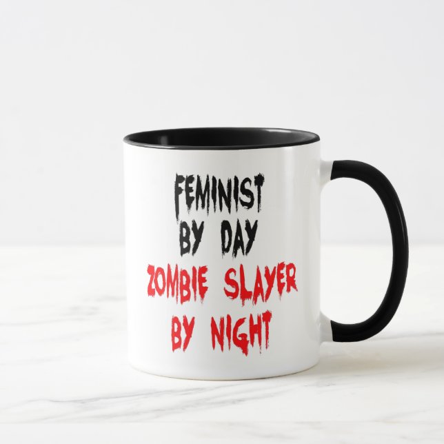 Taza Feminista de Zombie Slayer (Derecha)