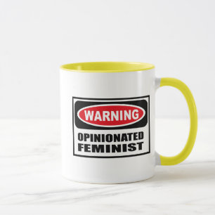 Taza FEMINISTA PERTINAZ amonestadora