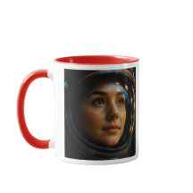 Femme dans l'espace
