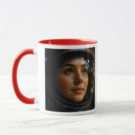 Taza Femme dans l'espace