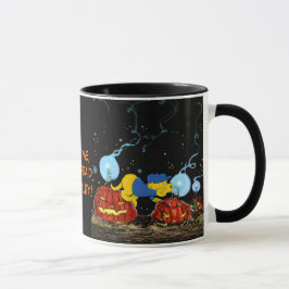 Taza Ferald y las calabazas rojas