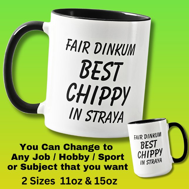 Taza Feria de Dinkum BEST CHIPPY (Carpintero) en Straya (Subido por el creador)