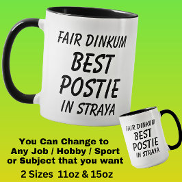 Taza Feria de Dinkum BEST POSTIE (Postman) en Straya