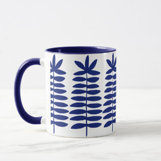 Taza Ferinos decorativos - Azul marino