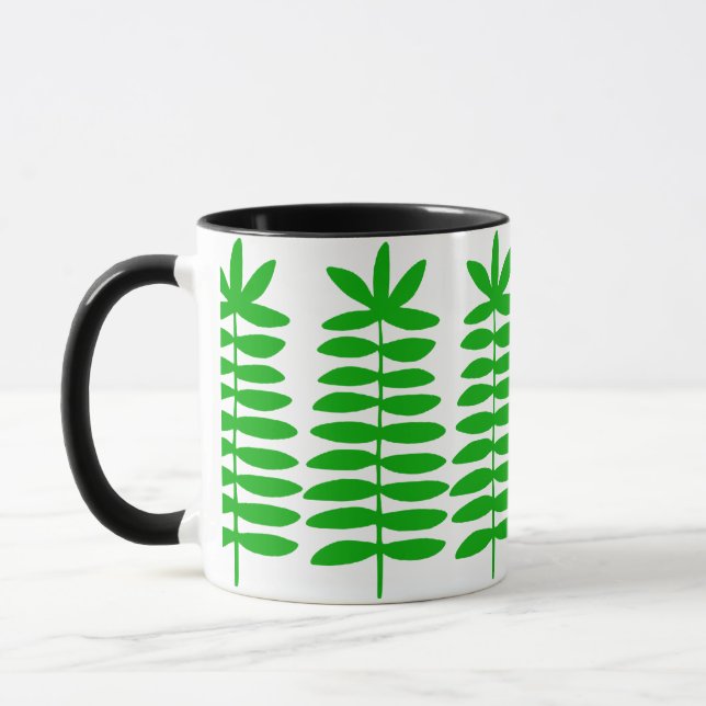 Taza Ferinos decorativos - Verde (Izquierda)