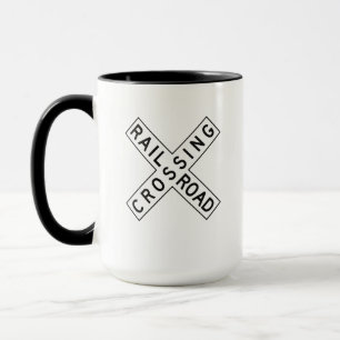 Taza Ferrocarril Crossing Railway Mug
