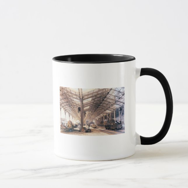 Taza Ferrocarril de Great Western: Carga vertida en (Derecha)