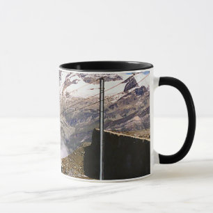 Taza Ferrocarril de la montaña, región de Jungfrau