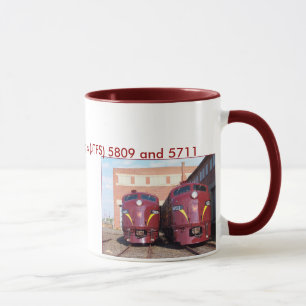 Taza Ferrocarril E-8a, s (JTFS) 5809 y 5711 de