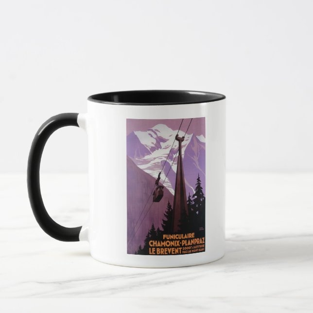 Taza Ferrocarril funicular a Brevent Mt. (Izquierda)