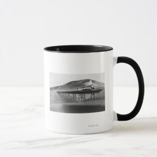 Taza Ferrocarril limitado de la luz del día sobre
