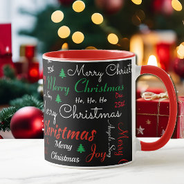 Taza Ferry Christmas Coffee Green Red Gift Cup Cocoa