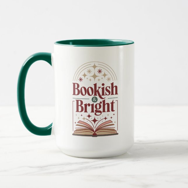 Taza festiva Bookish & Bright (Izquierda)