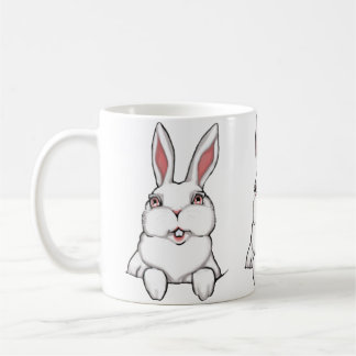 Taza festiva del conejito de la taza de café de la