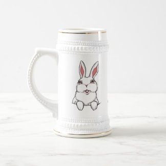 Taza festiva del conejito de la taza de café de la