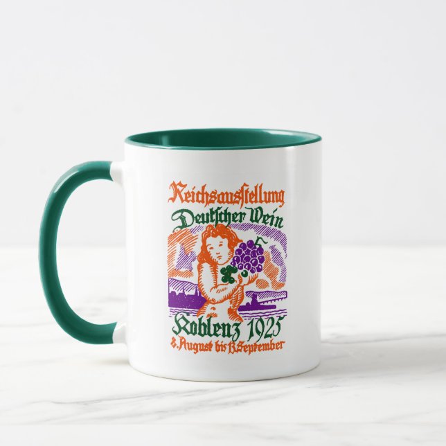 Taza Festival Alemán de Vino de 1925 (Izquierda)